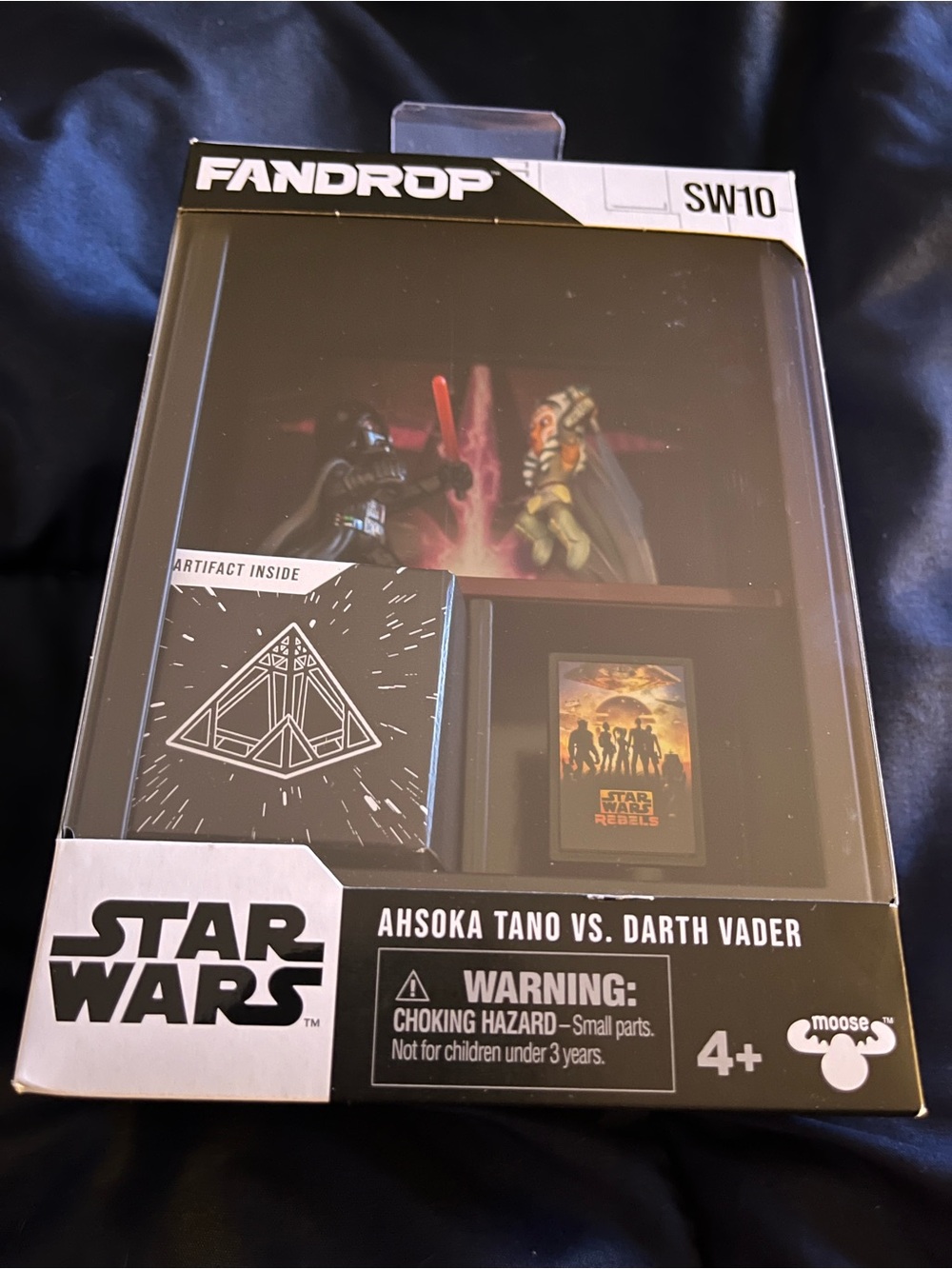 Star Wars Figure Set Ahsoka Tano vs. Darth Vader - Black & Red Accents